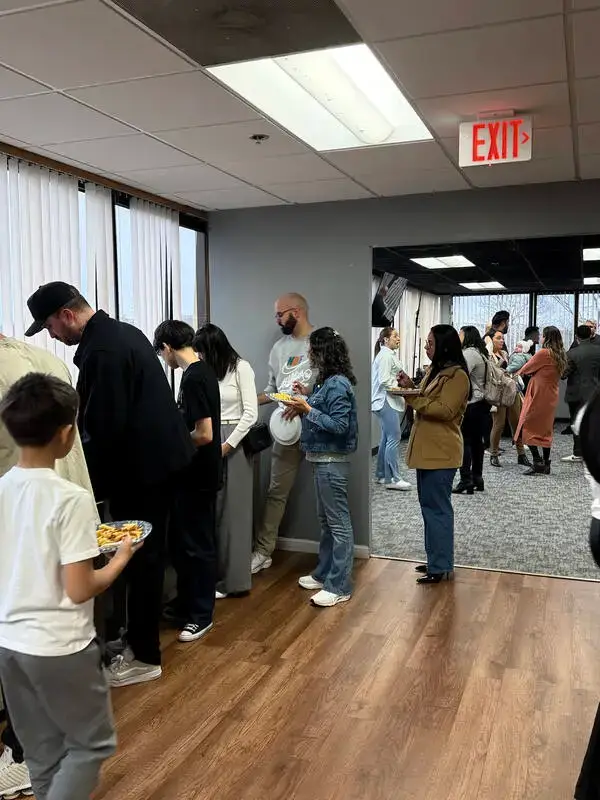 Recepção e acolhimento na Videira Boston